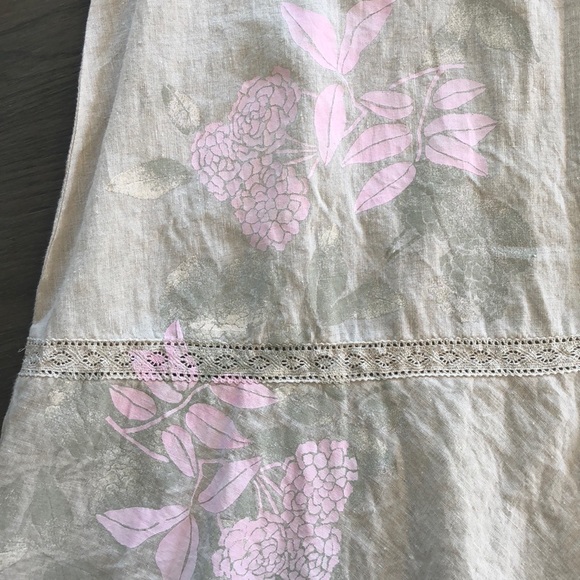 So Be It beige linen skirt size petite Medium - Picture 3 of 4